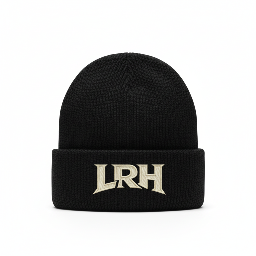 Black beanie with LRH logo