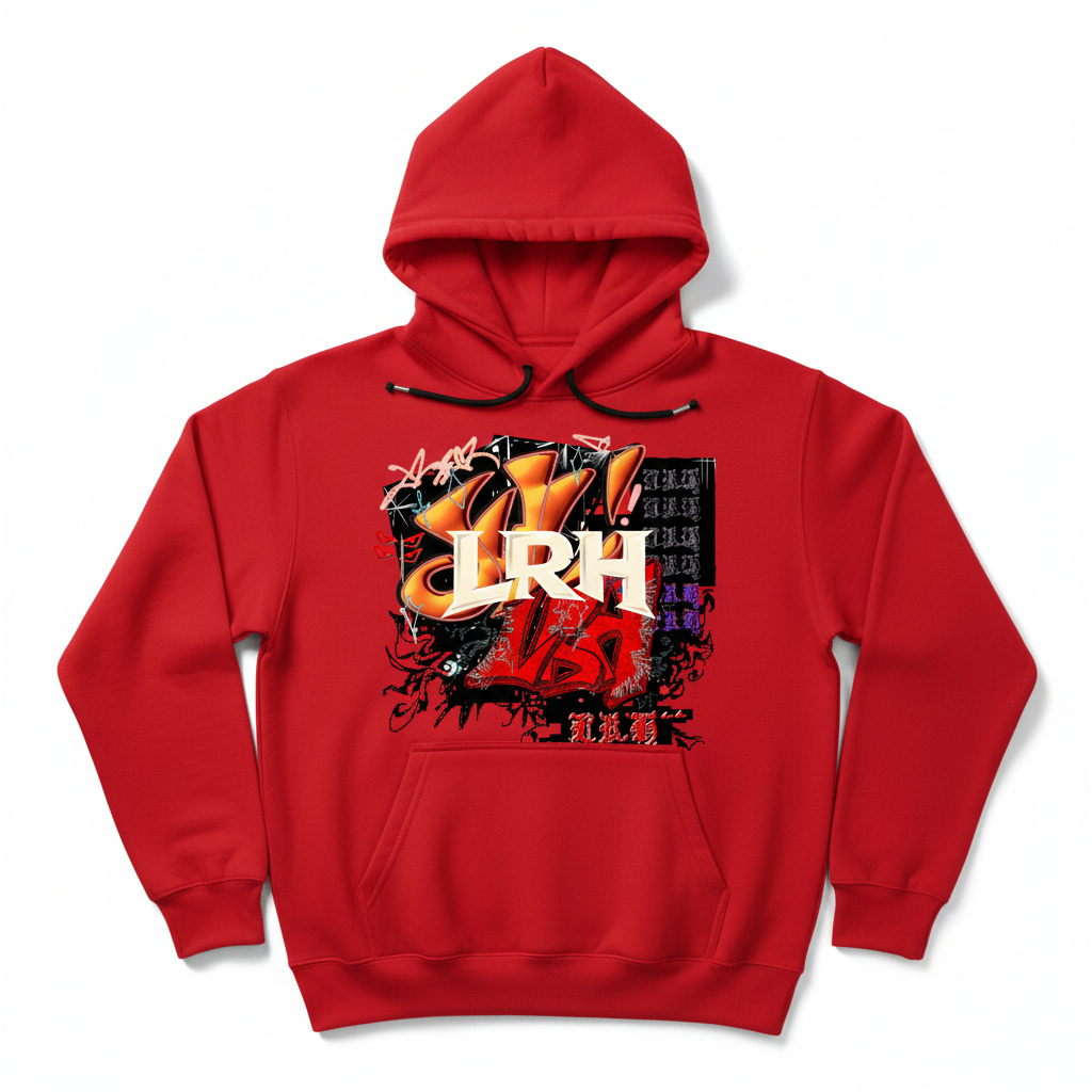 Red hoodie front